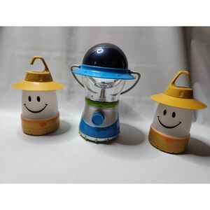 Battery Operated Lantern Lot – Smiley Face Lights + Lantern